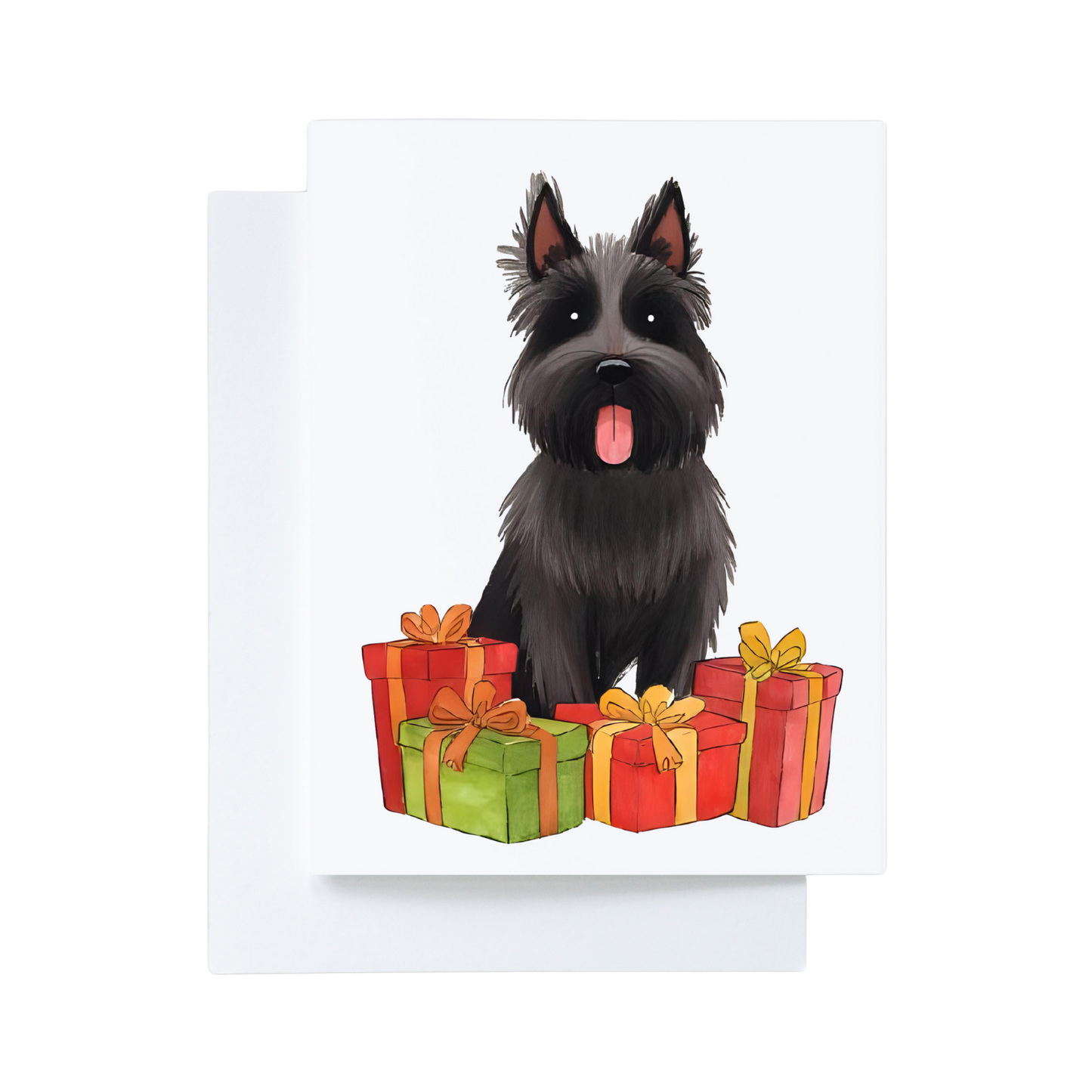 Scottie Dog Scottish Terrier Christmas Card