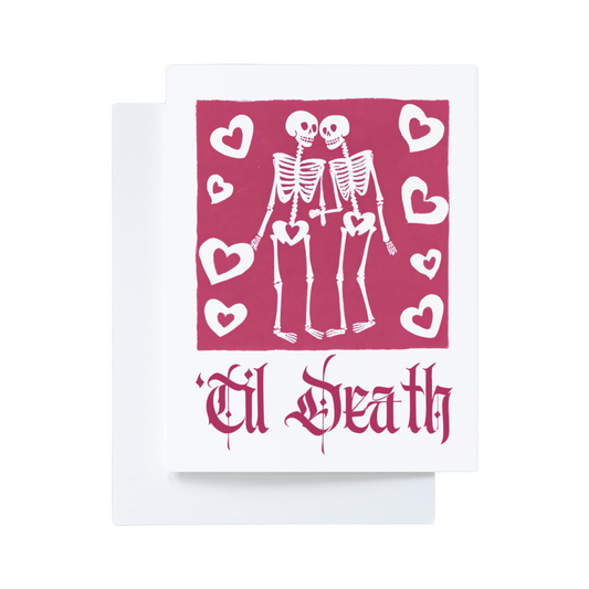 ‘Til Death Goth Love Card