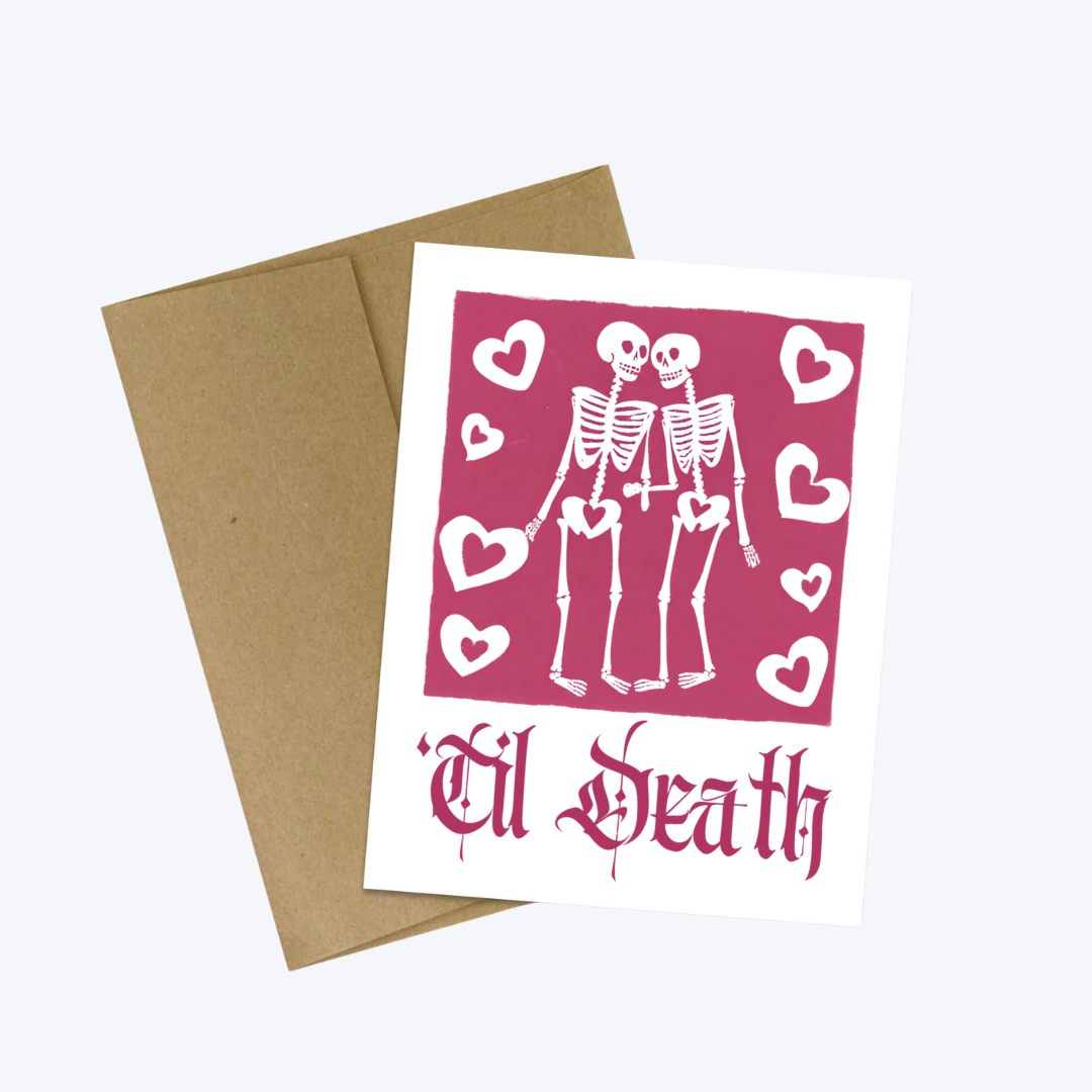 ‘Til Death Goth Love Card
