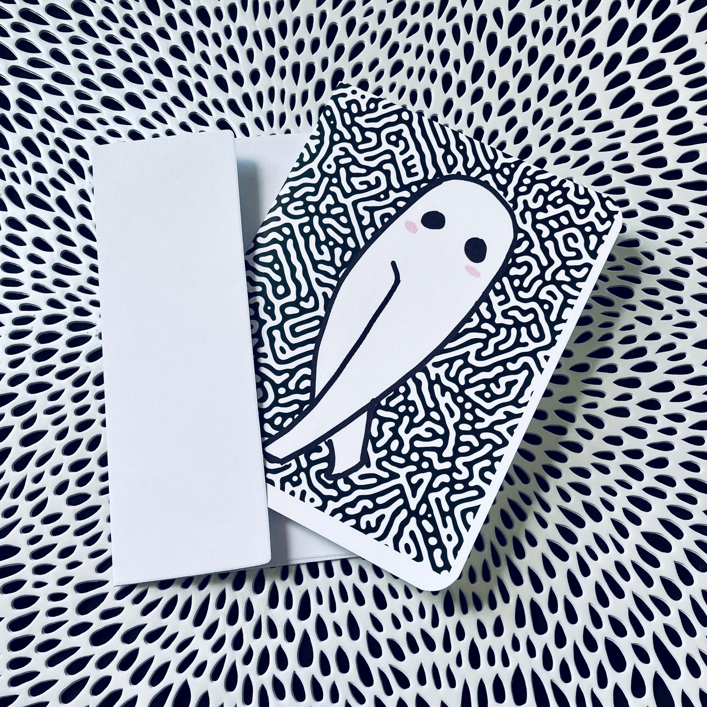 Black and White Fresno Nightcrawler Cards - Set of 6, blank inside, Fresno Nightcrawler Art, Fresno Nightwalker, pop art Fresno nightcrawler